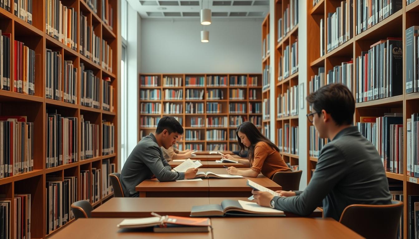 Modern university campus for students